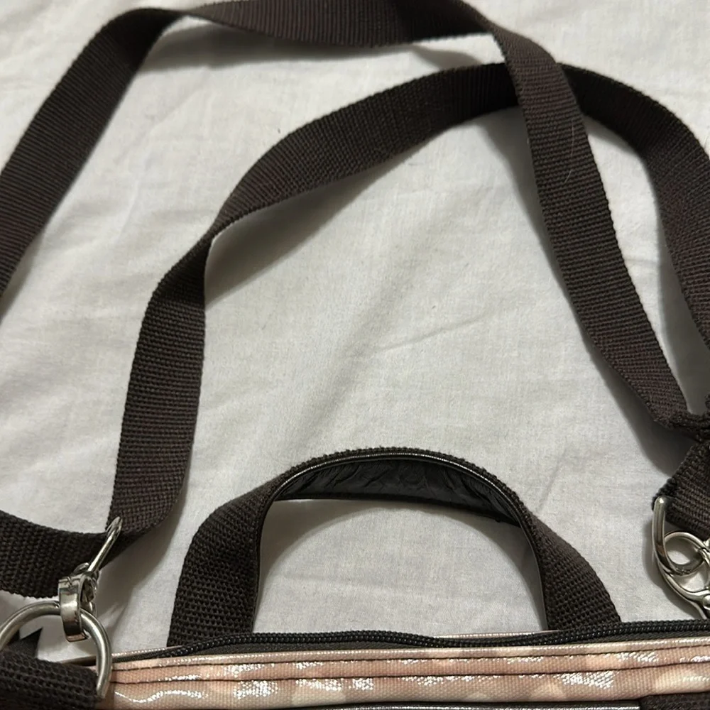 Thirty one makeup bag /travel brown/tan